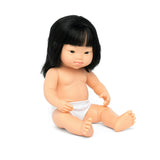 Asian Baby Girl Doll with Down Syndrome - 15''