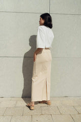 STRAIGHT JERSEY SKIRT