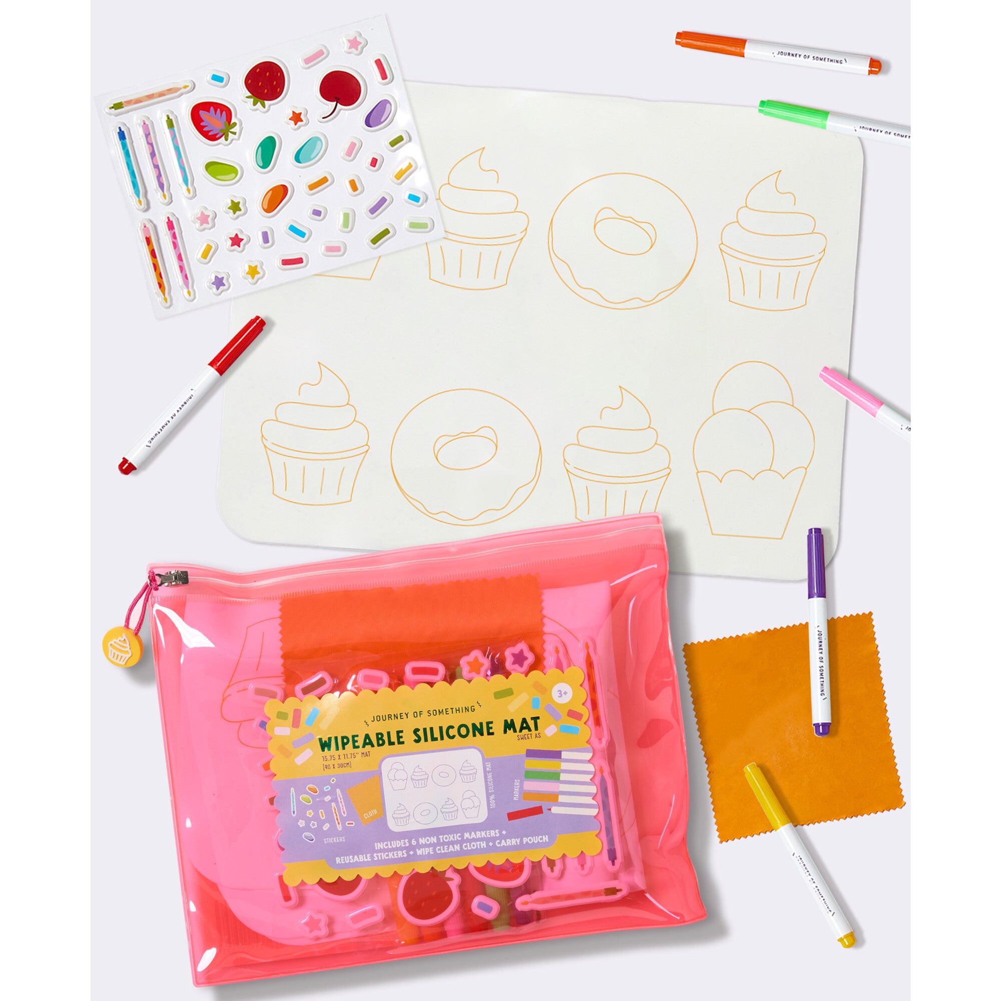 Wipeable Silicone Mat - Sweet As