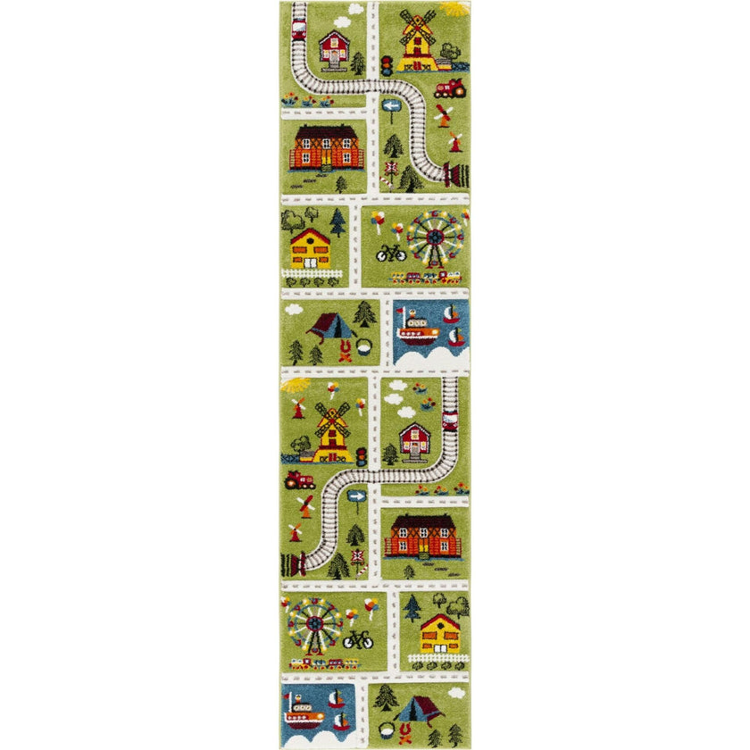 Carousel Kids Easton Rug, Green