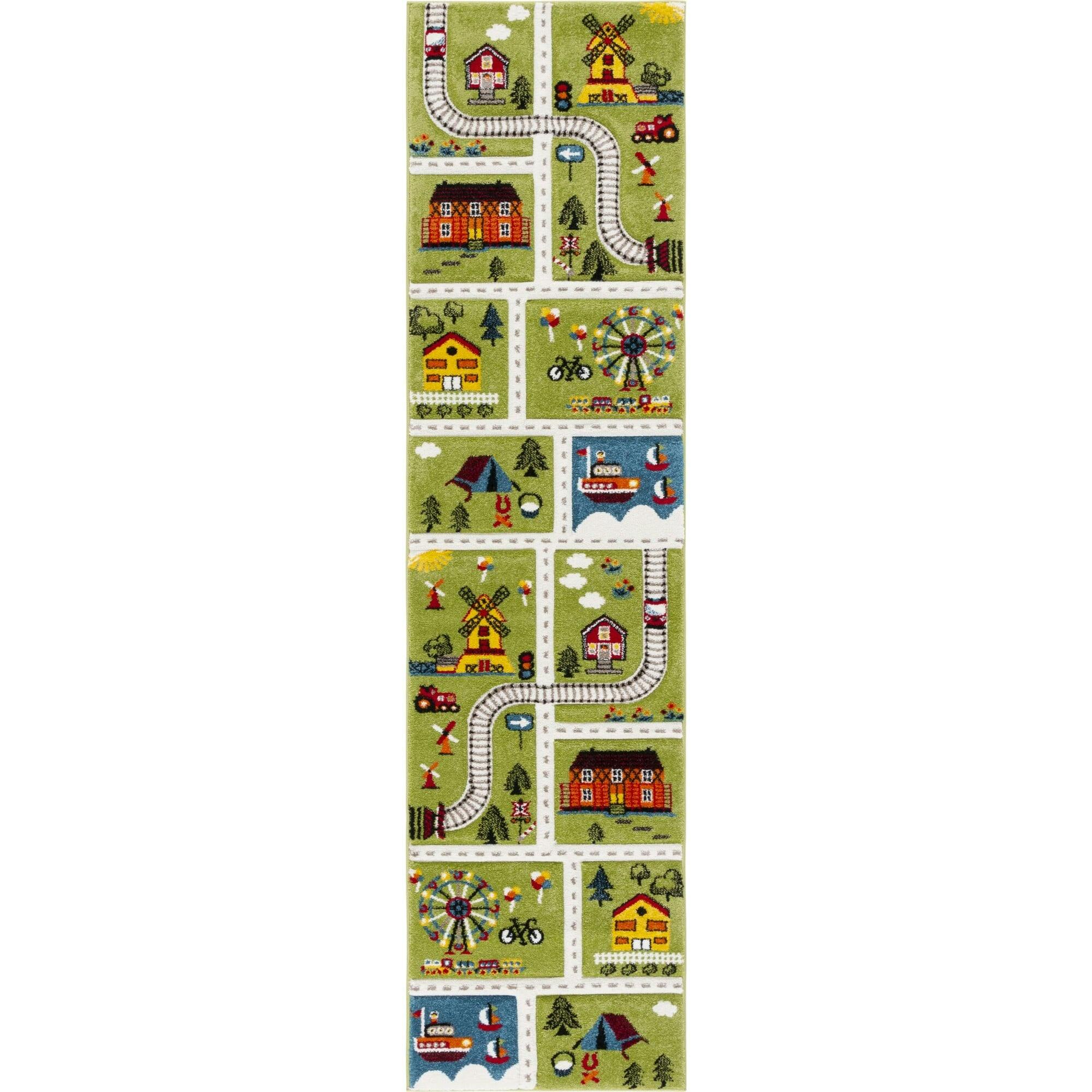 Carousel Kids Easton Rug, Green