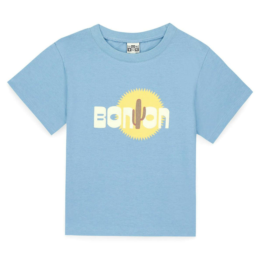 BONTON Tubo Cactus T-Shirt - Bleu Azul