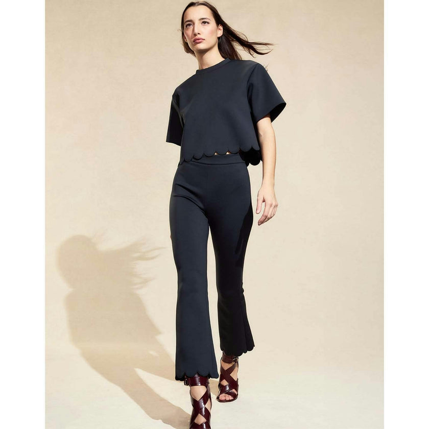 Ella Bonded Scallop Top