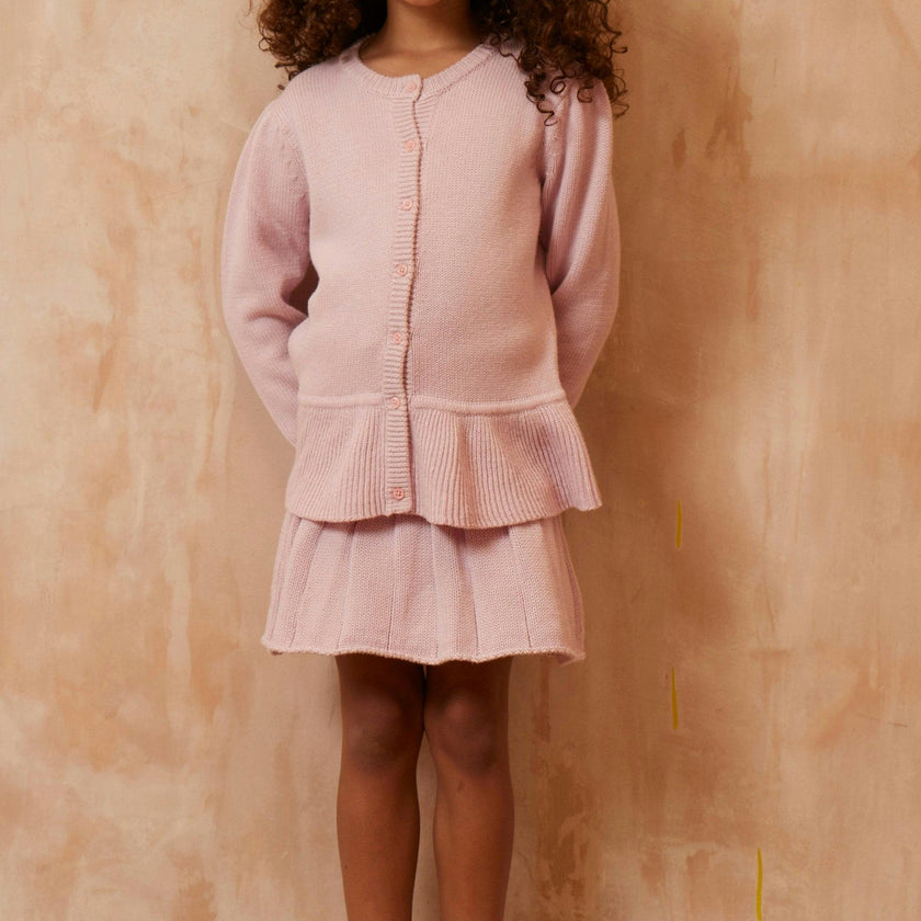 Ruffled Hem Jacket | Lilac