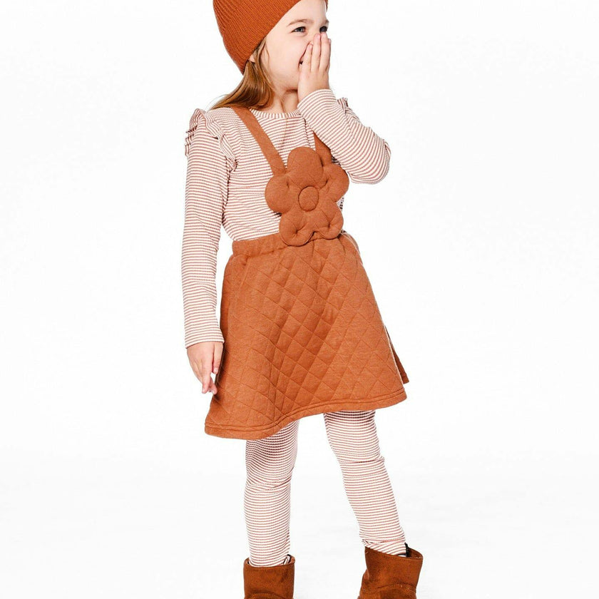 Quilted Overall Dress