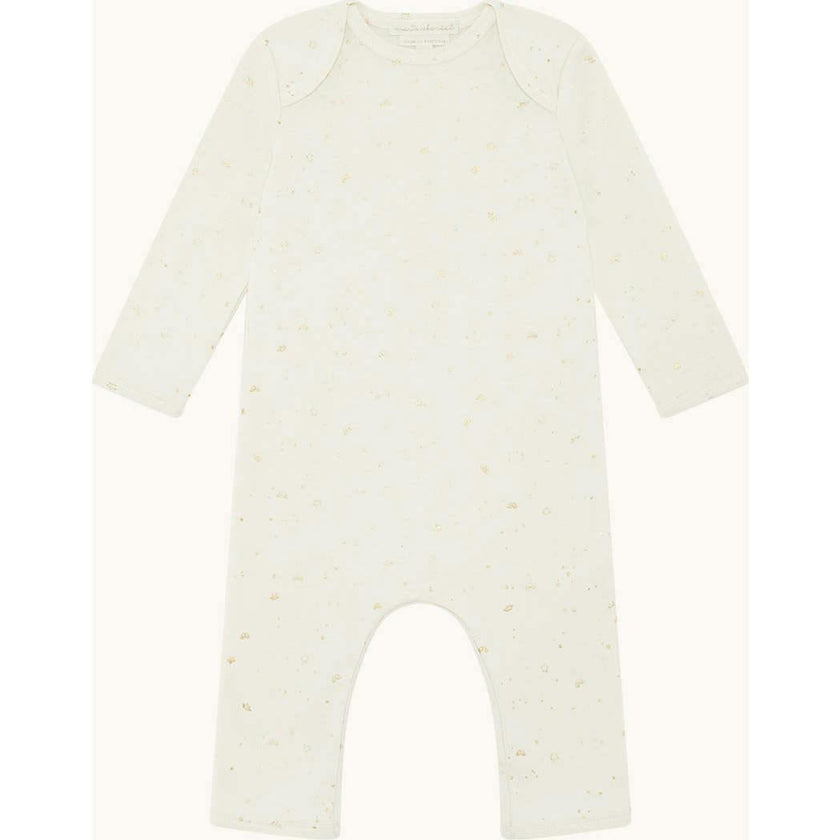 Brooklyn Star & Crown Romper - Natural