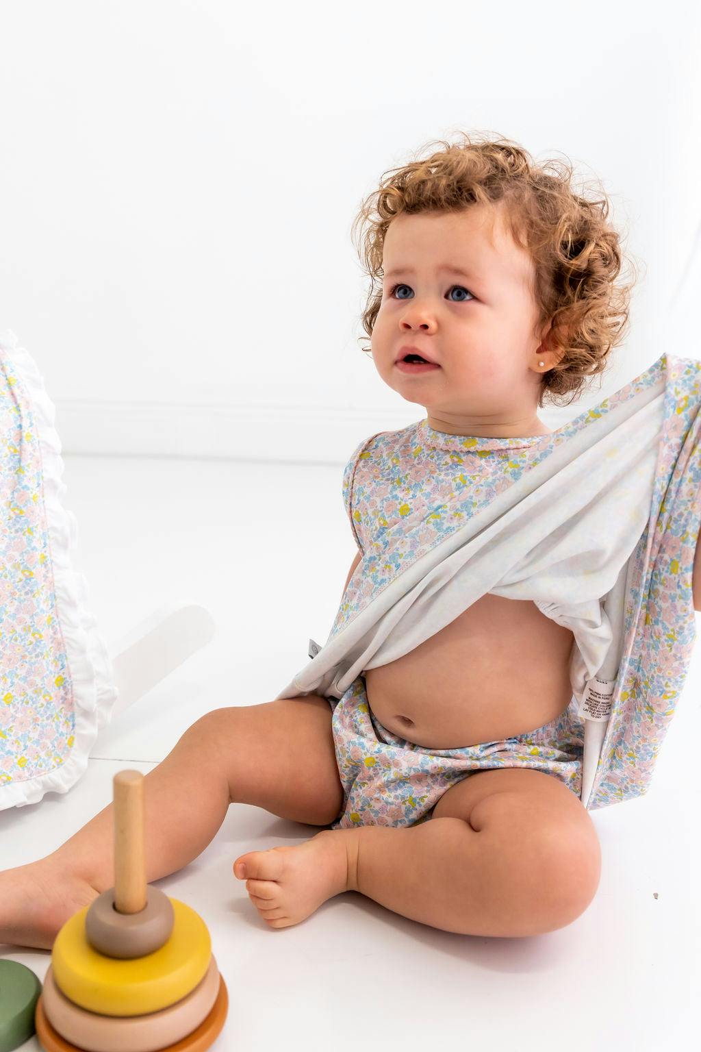 Liberty Pima Cotton Baby Dress w/ Bloomer