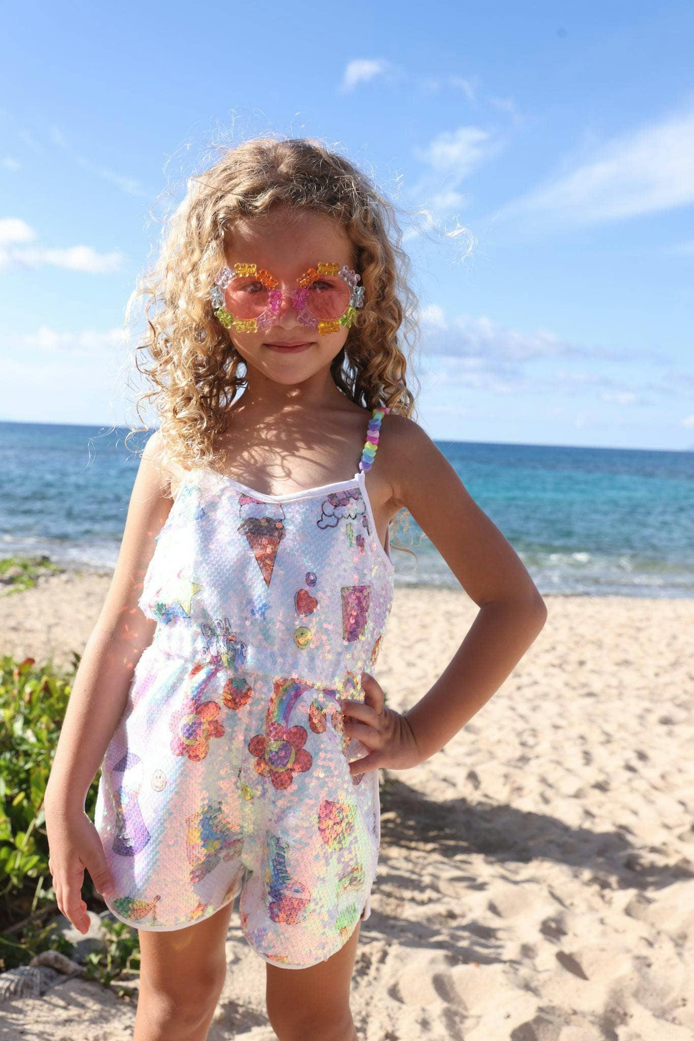 Summertime Fun Sequin Romper