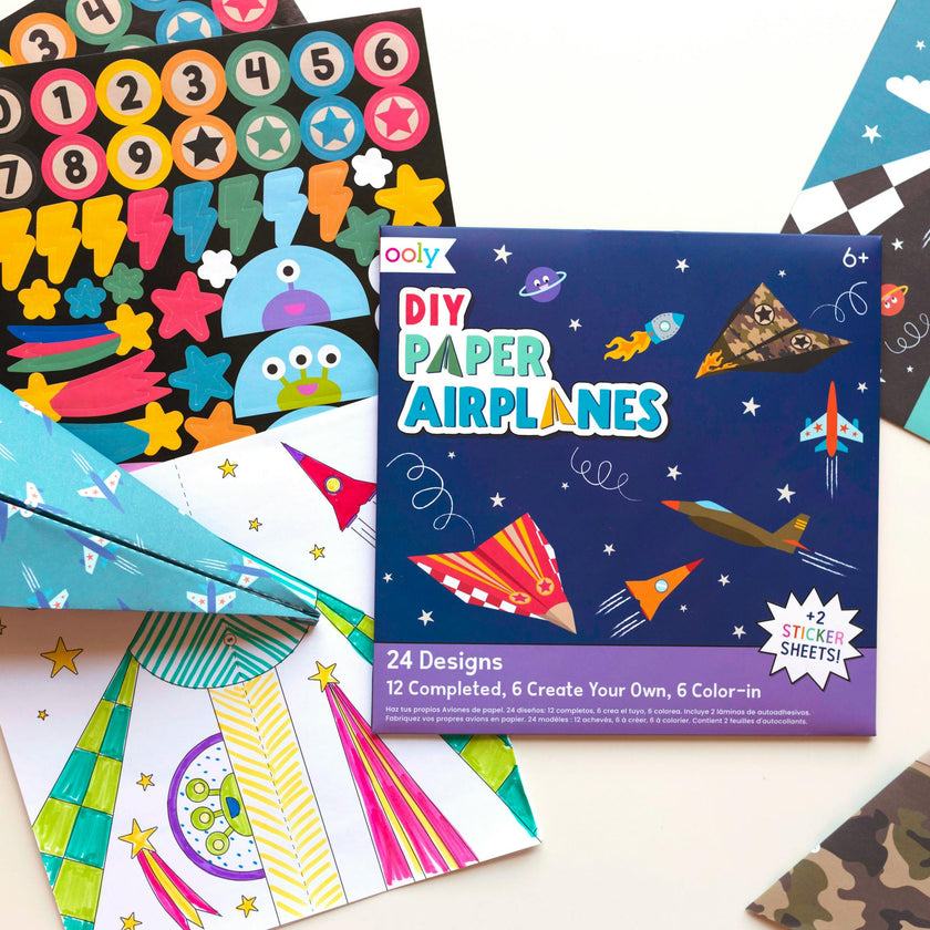 DIY Paper Airplanes Activity Kit