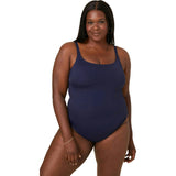 The Amalfi One Piece - Flat - Navy - Classic