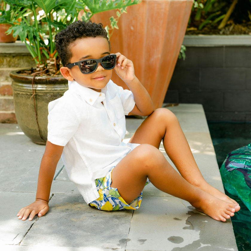 The Lemonade Stand - Boys Swim Trunks UPF 50+