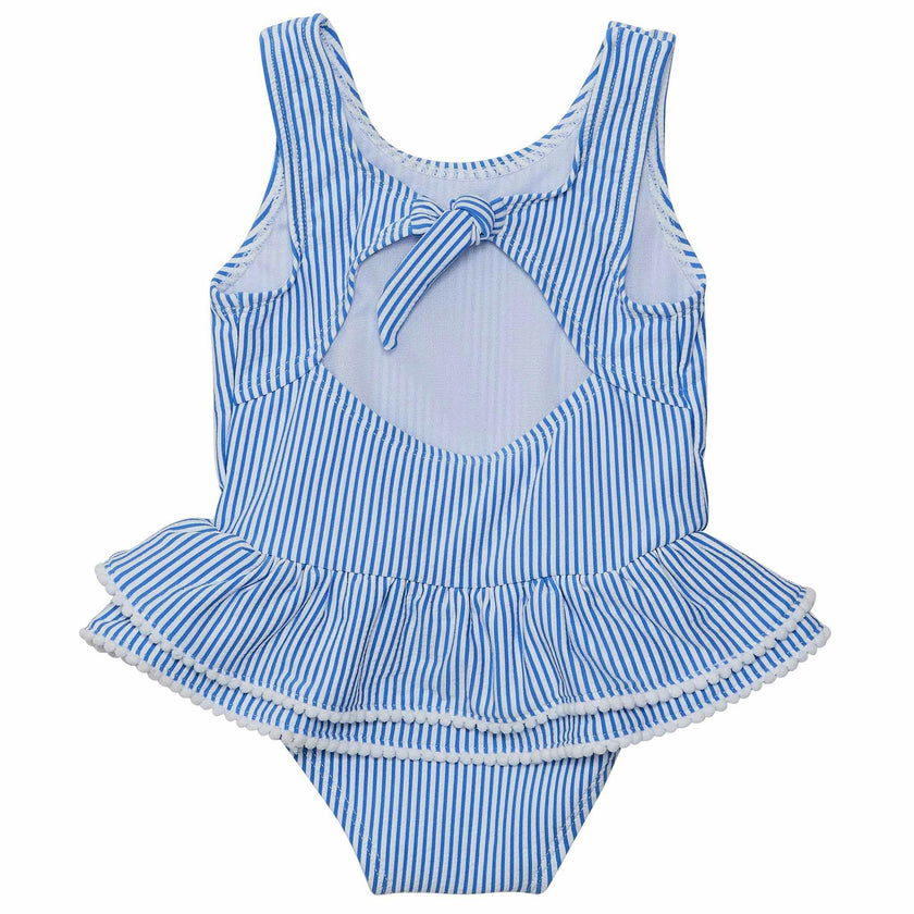 Sleeveless Ruffle Waist Skirt Swimsuit