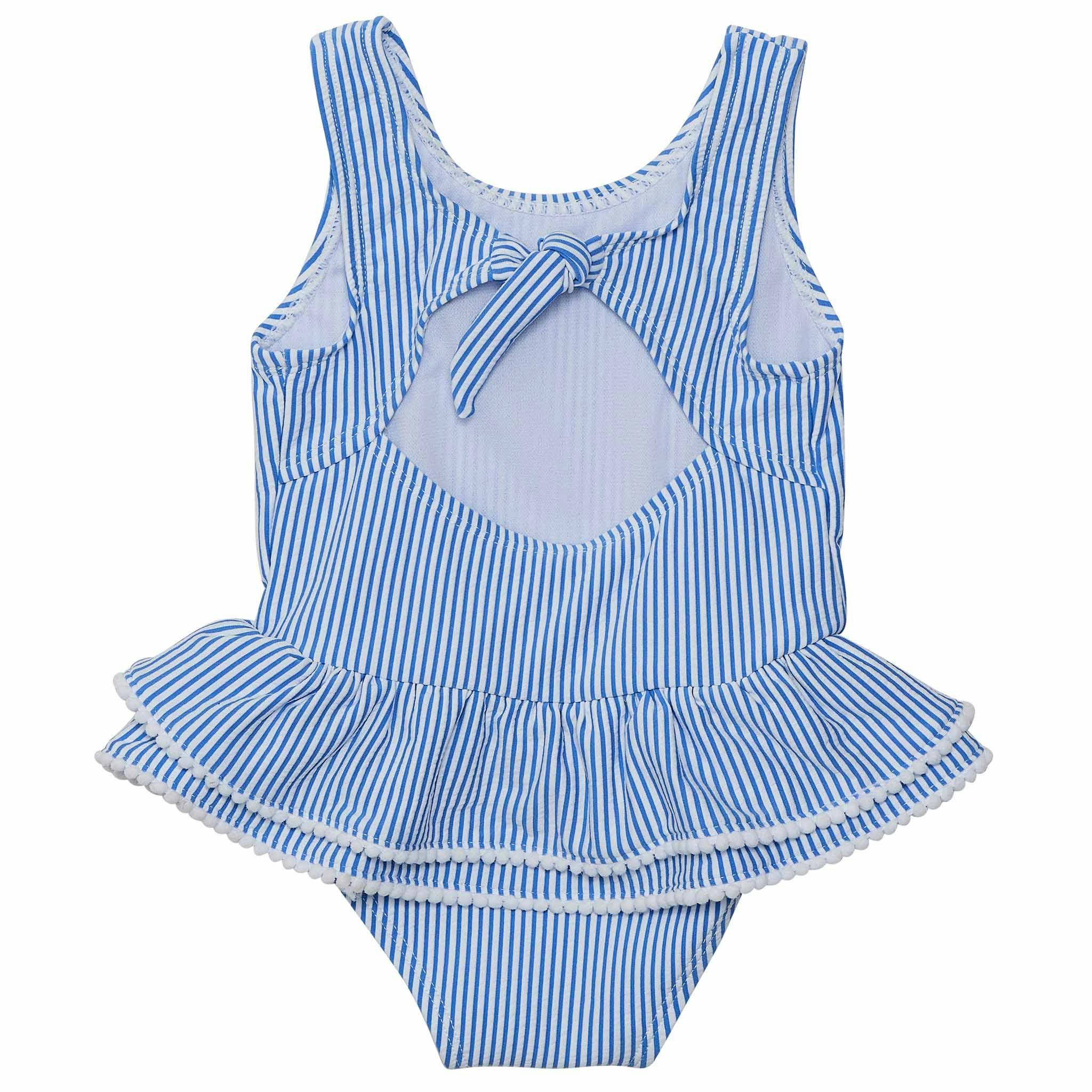 Sleeveless Ruffle Waist Skirt Swimsuit