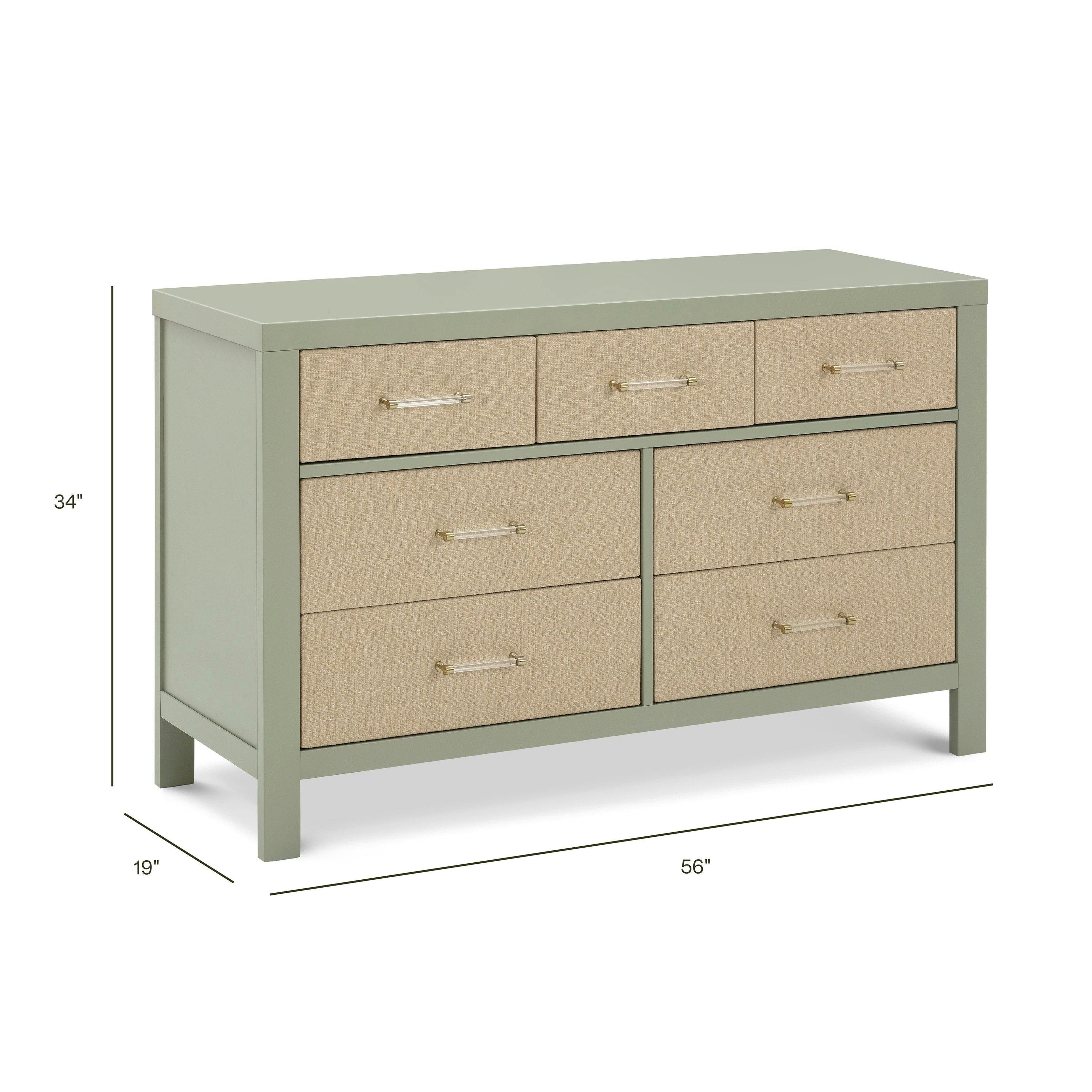 Namesake Eloise 7-Drawer Wide Assembled Dresser (56