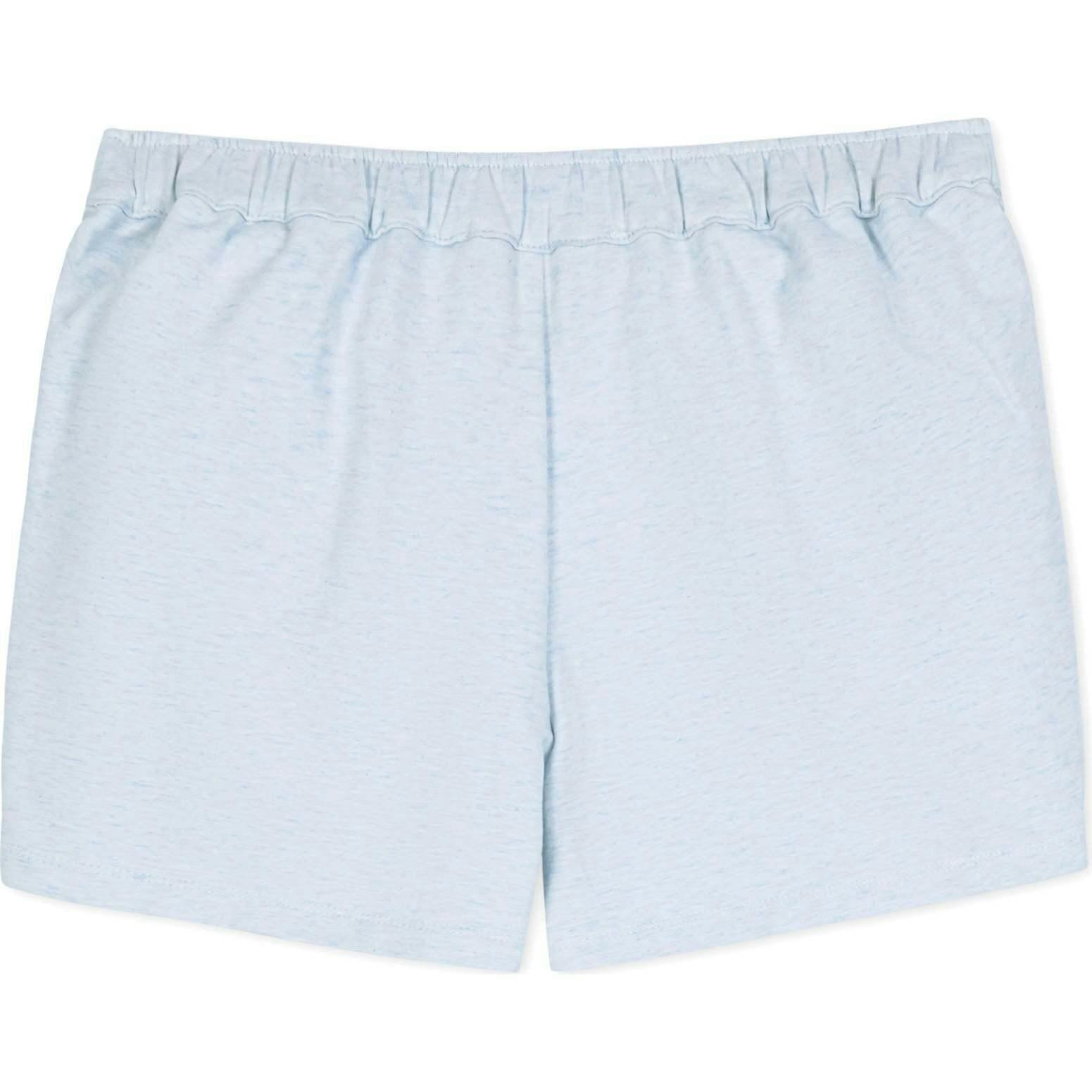 Organic French Terry Patch Pocket Short, Blue