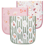 3 Pack Premium Burp Cloths - Gigi