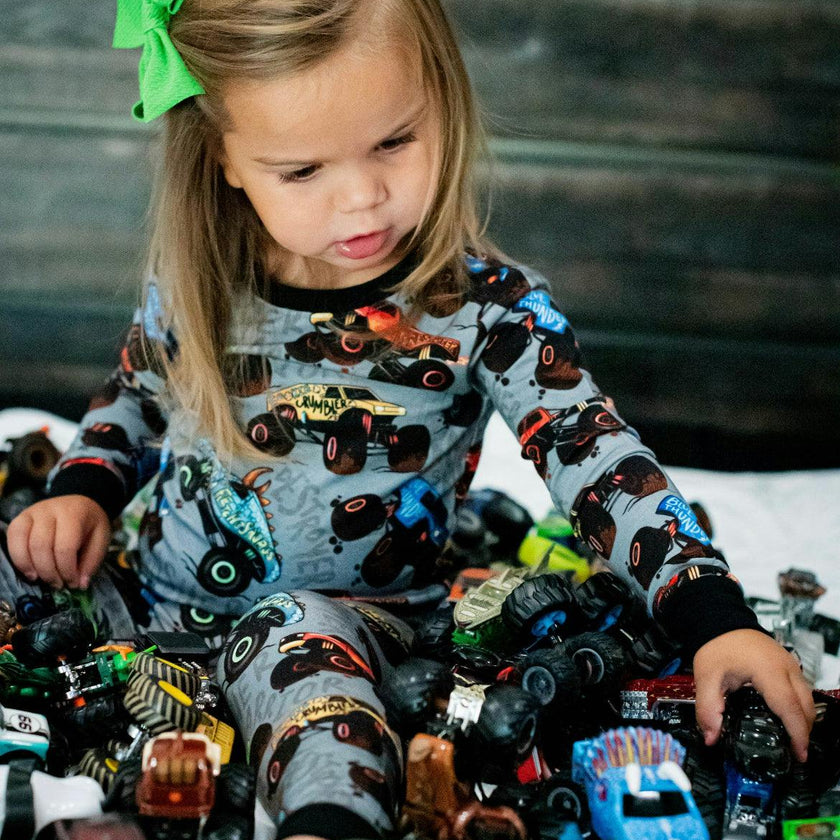 Monster Jams 2 Piece Pajama Set