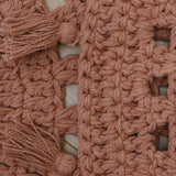 Nila Hand-Crocheted Tassel Round Rug