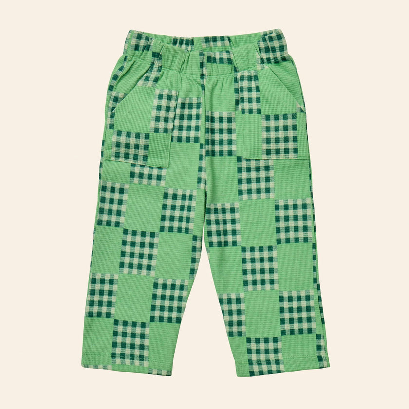 Baby Bolinas Waffle Check Pants