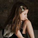 Petal Bows,Olive/Yellow Bundle Set