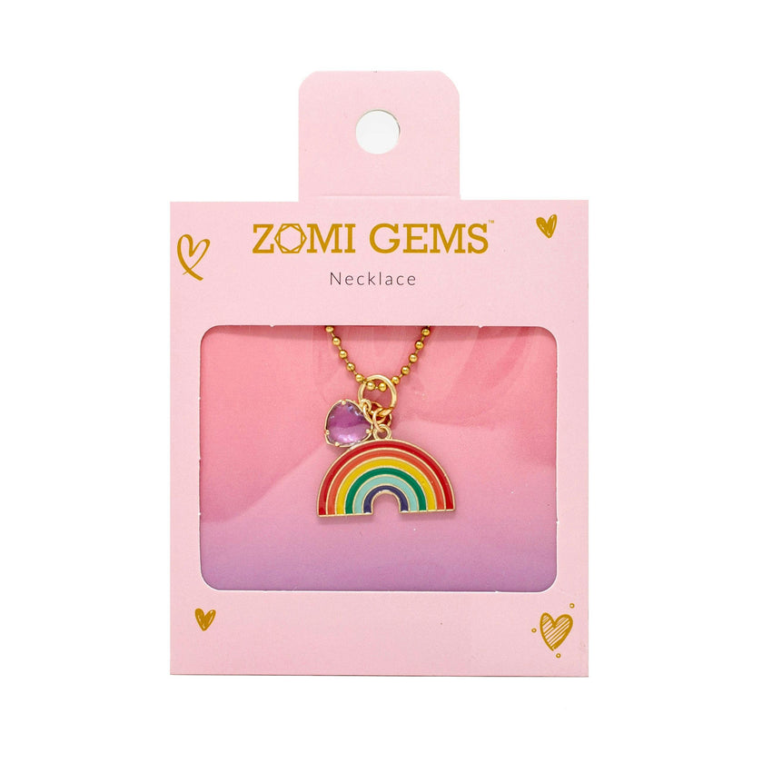 Rainbow and Heart Necklace