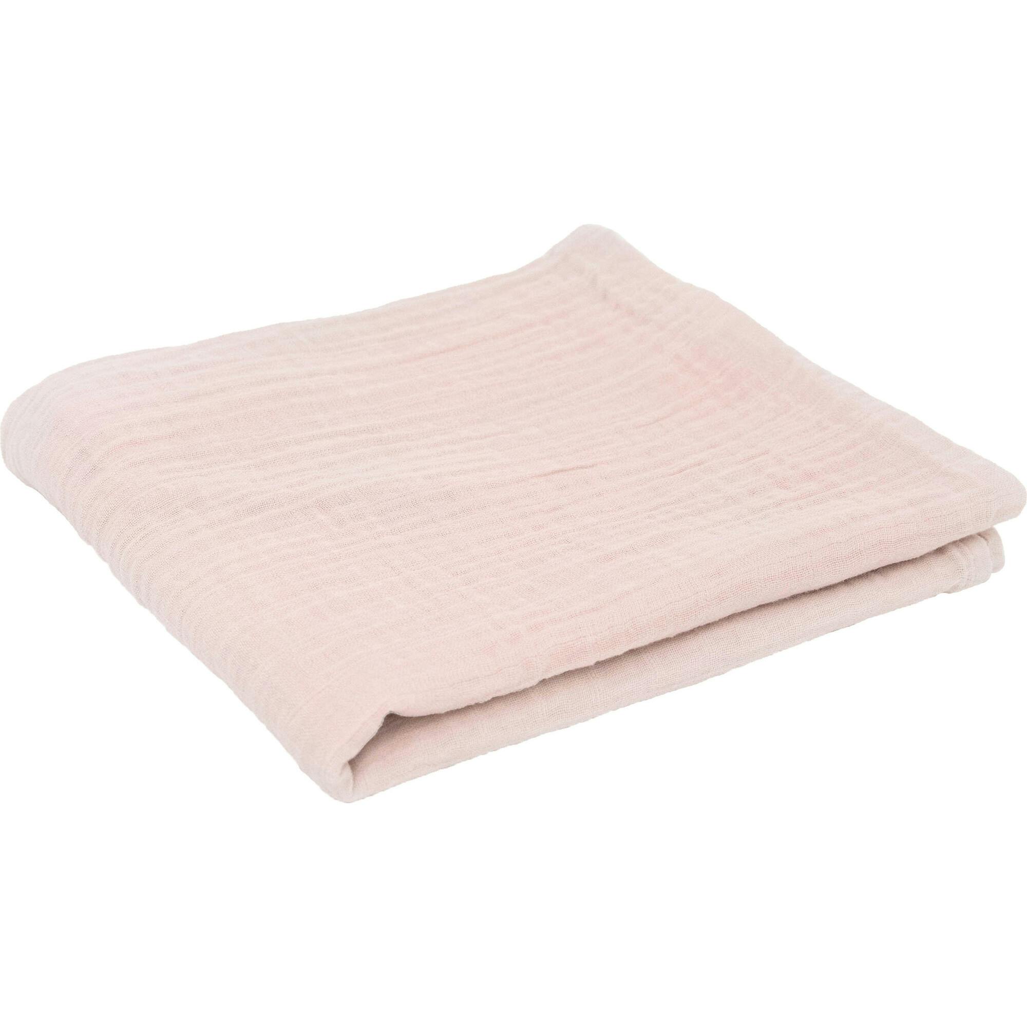 Organic Cotton Muslin Swaddle Blanket - Rosie