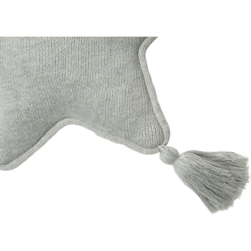 Knitted Twinkle Star Cushion
