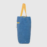 Snuggle Tote XL – The Oversized Sherpa Tote Bag for Sleepovers, Hudson Blue