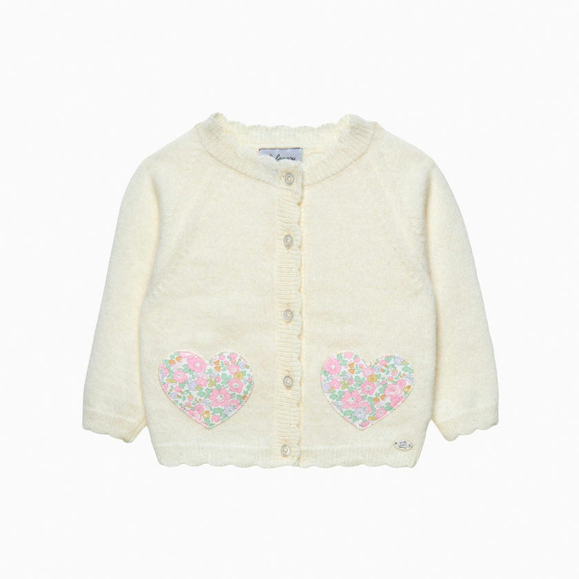 Baby Betsy Ann Heart Cardigan