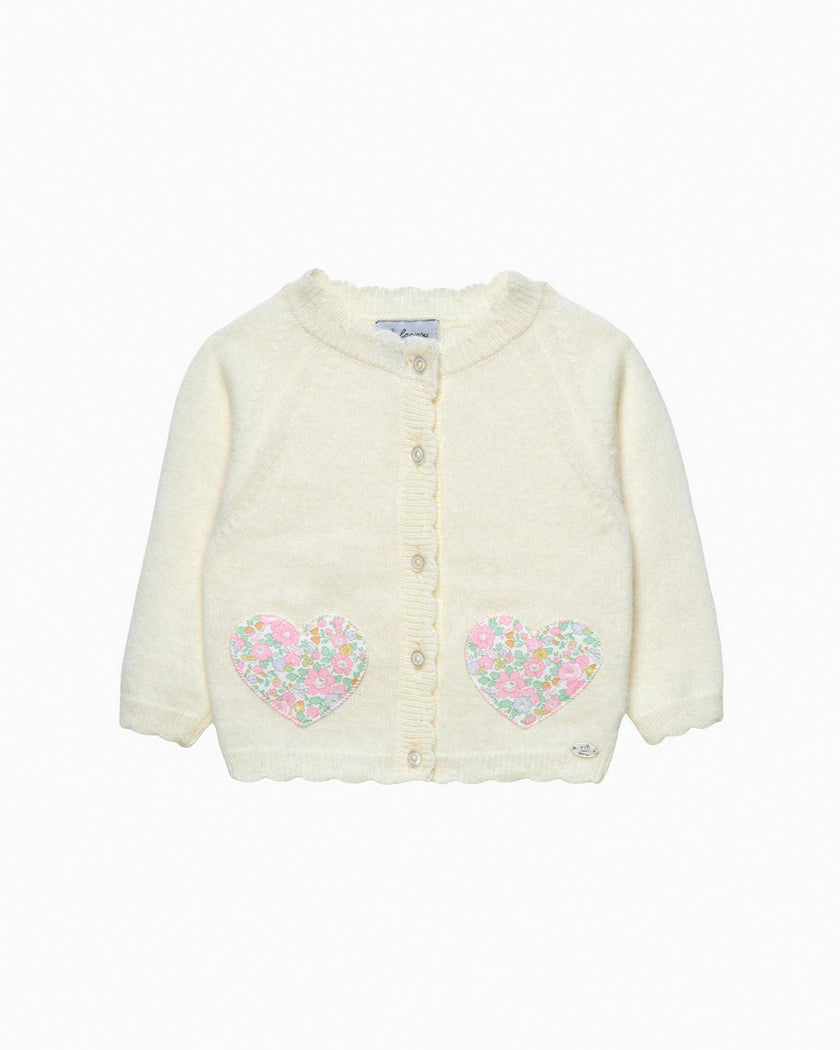 Baby Betsy Ann Heart Cardigan