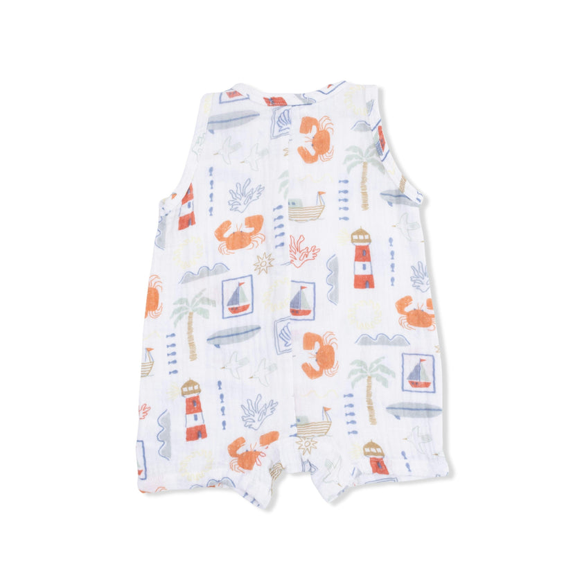Club Mediterranean - Sleeveless Shortie Romper