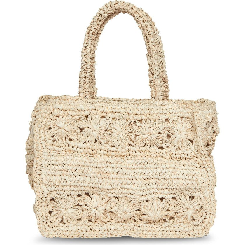 Women's Amina Straw Handle Mini Tote Bag