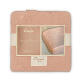 Violet Daisy Tuck Cotton Quilted Change Pad Cover