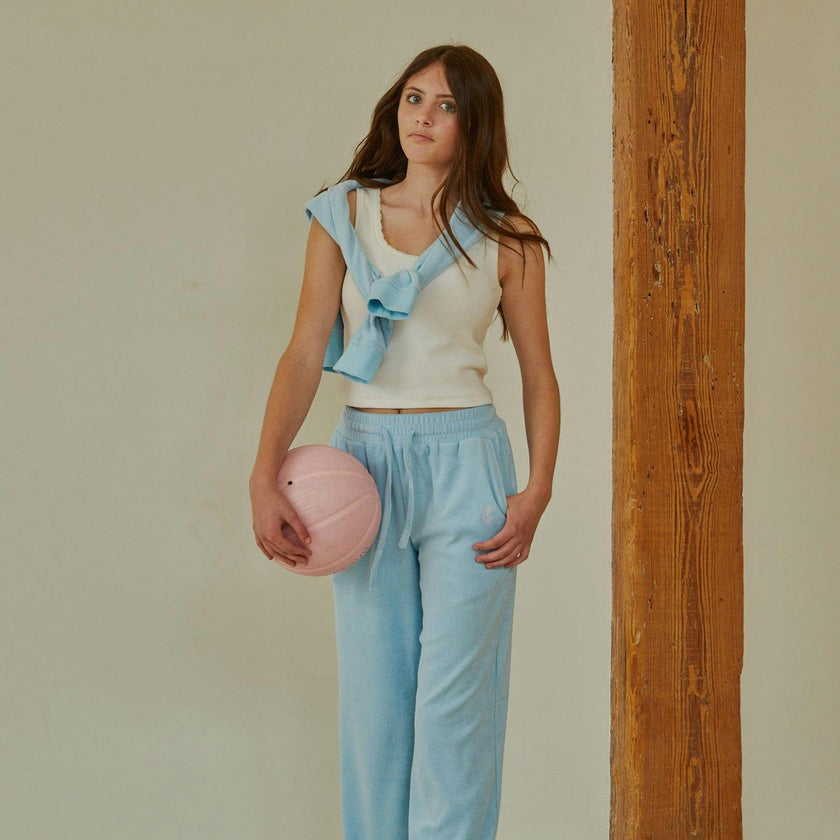 Harlow White Heart Cut Out Tank