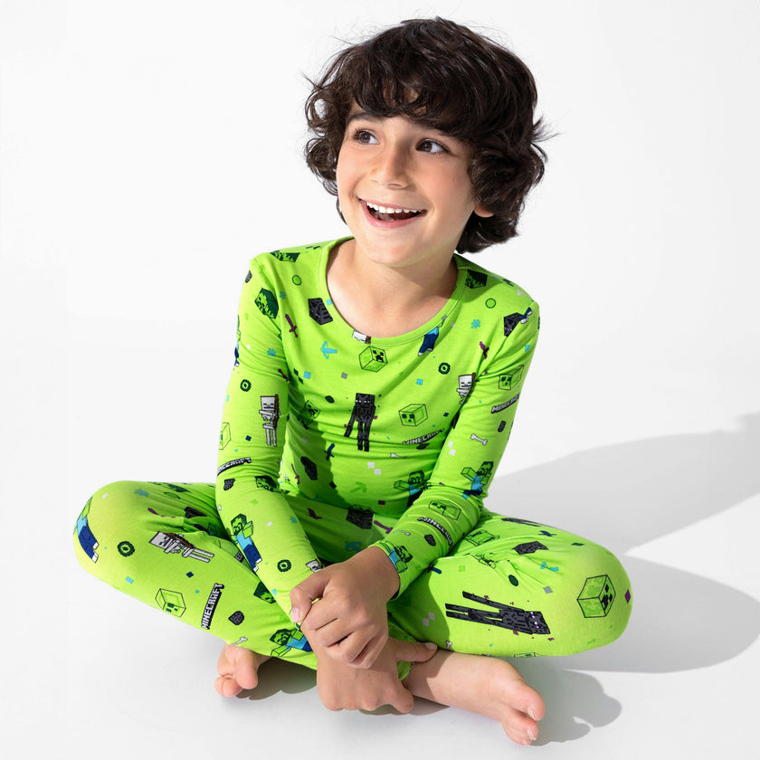 Minecraft: Mob Squad Bamboo Kids Pajamas