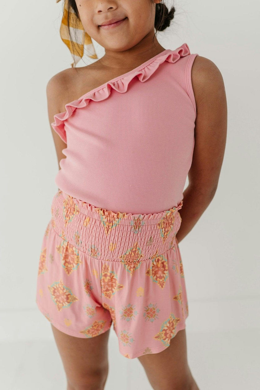 One-Shoulder Ribbed Tank