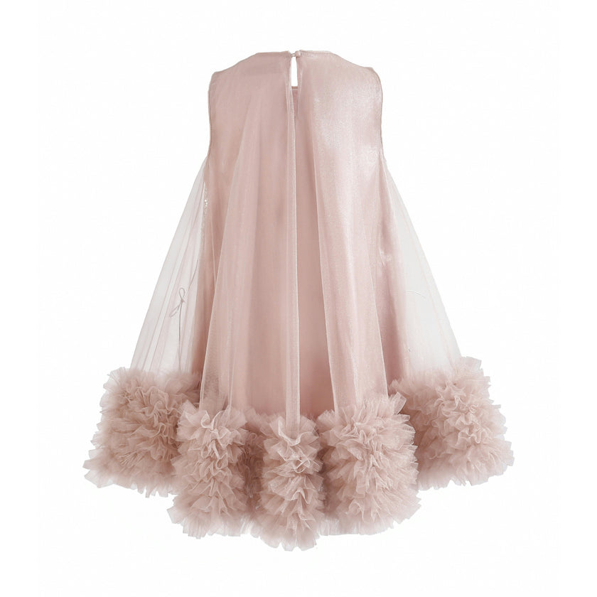 Pink Evangeline Sequin Tulle Dress