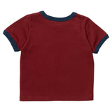 Adventure Ringer T-Shirt - Dark Red