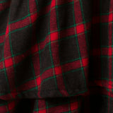 Girls Holiday Sweater Dress | Plaid Bow