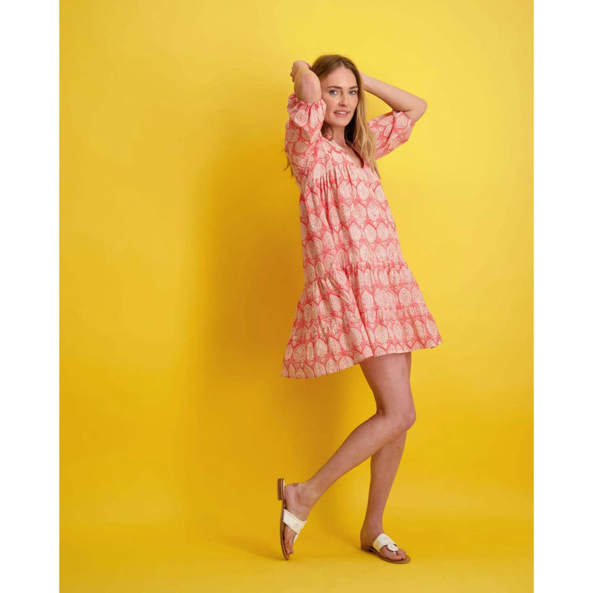 Women's Veronique Dal Block Print Dress, Prints