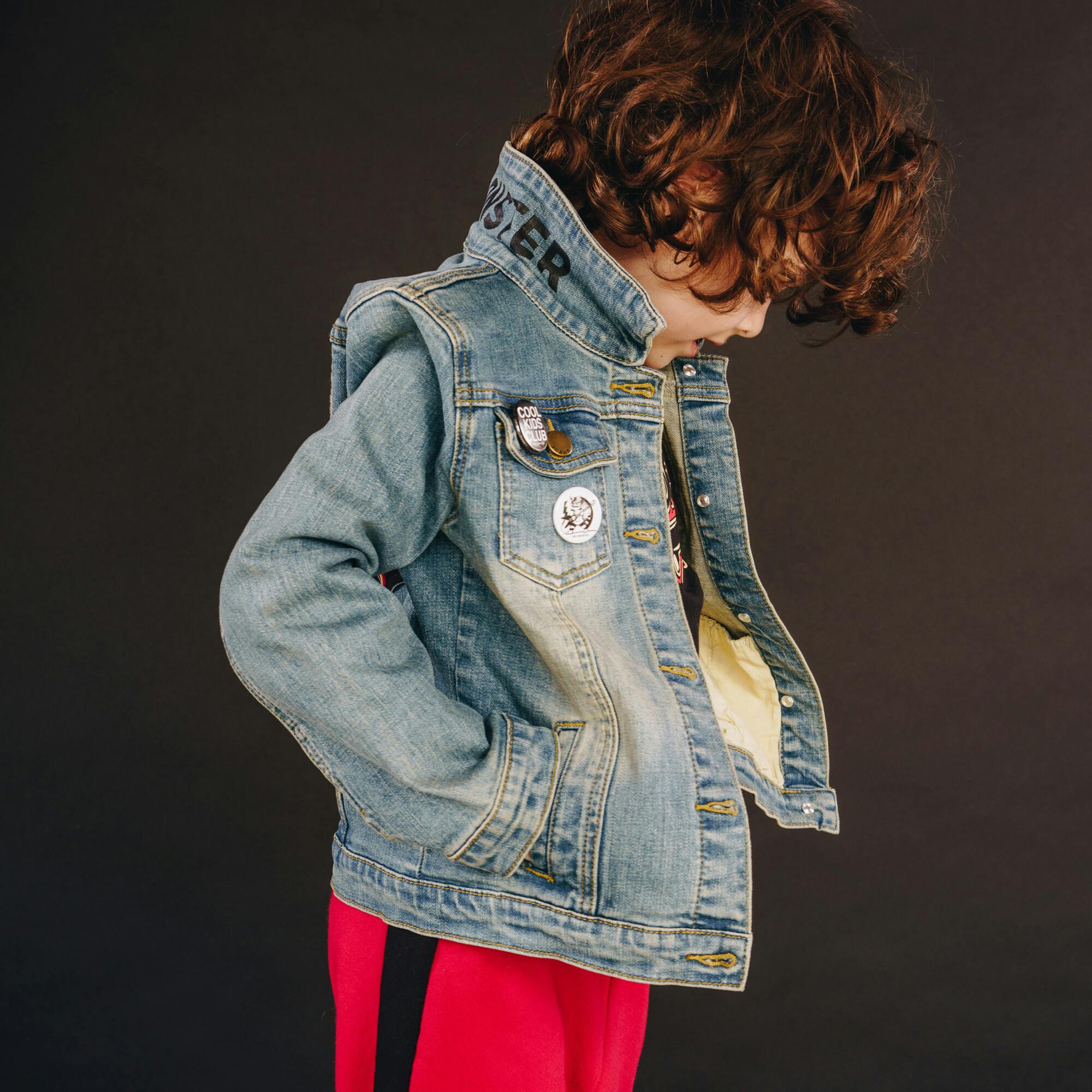 Auto Service Denim Jacket - Unisex for Boys and Girls
