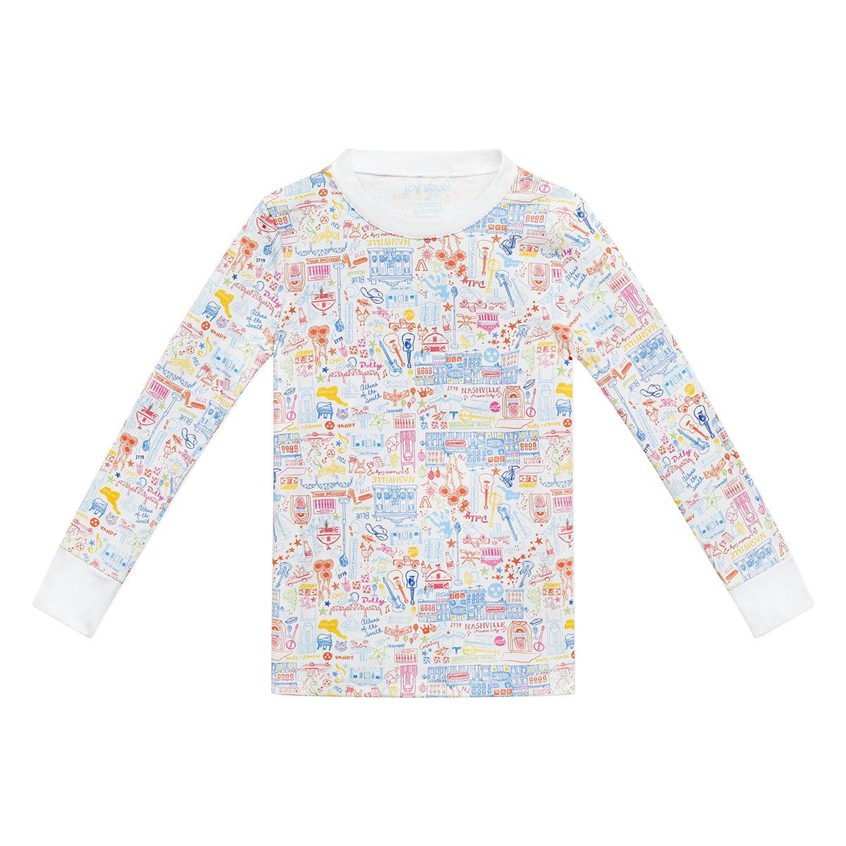 Nashville Two Piece Kids Pajamas