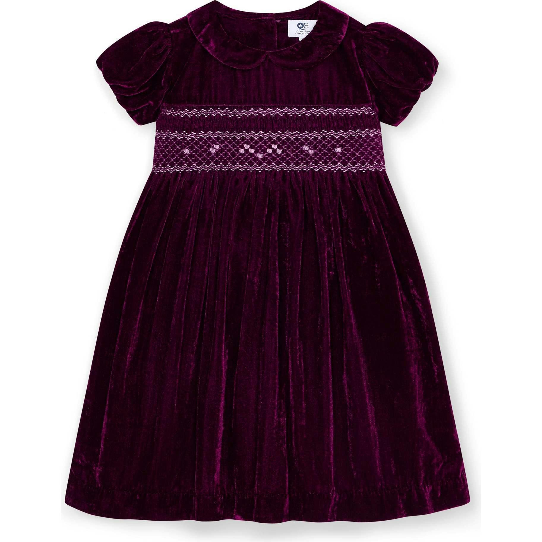 Smocked Girls Party Dress Janey