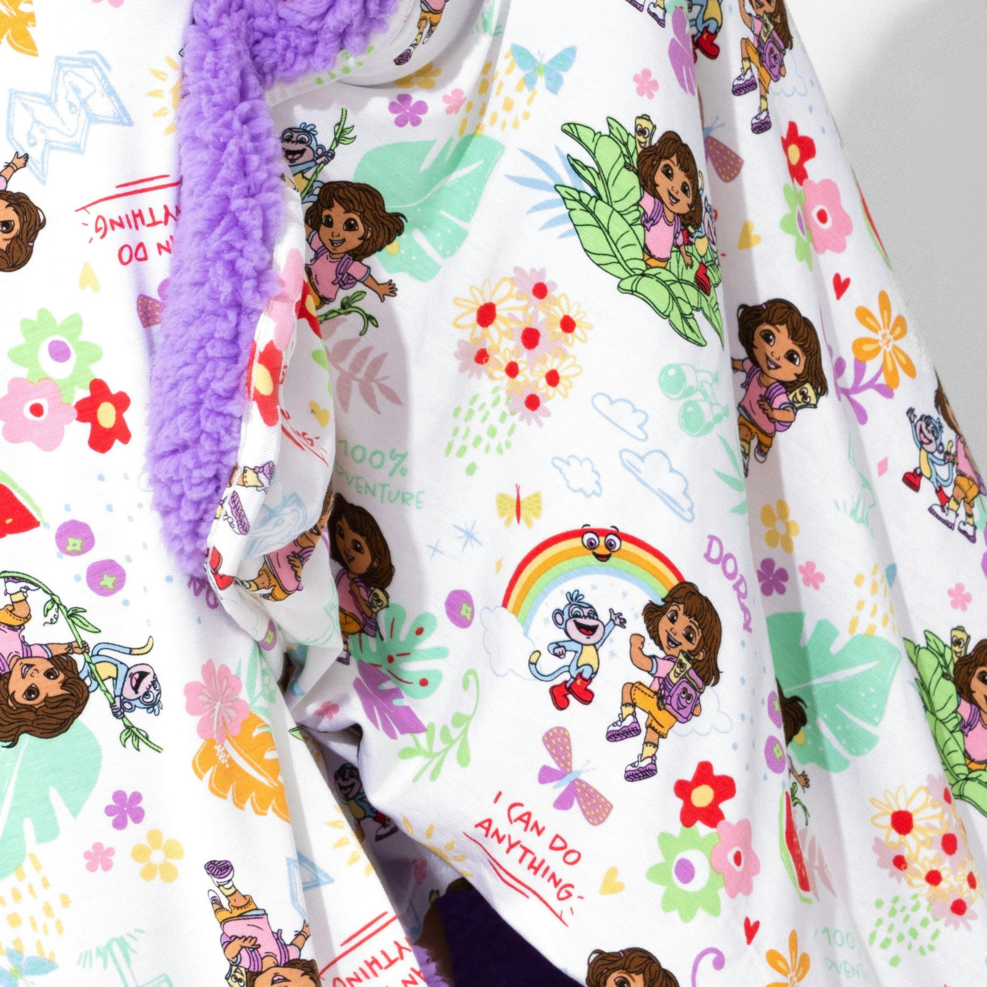 Dora: Tropical Dreams Bamboo Sherpa Blanket