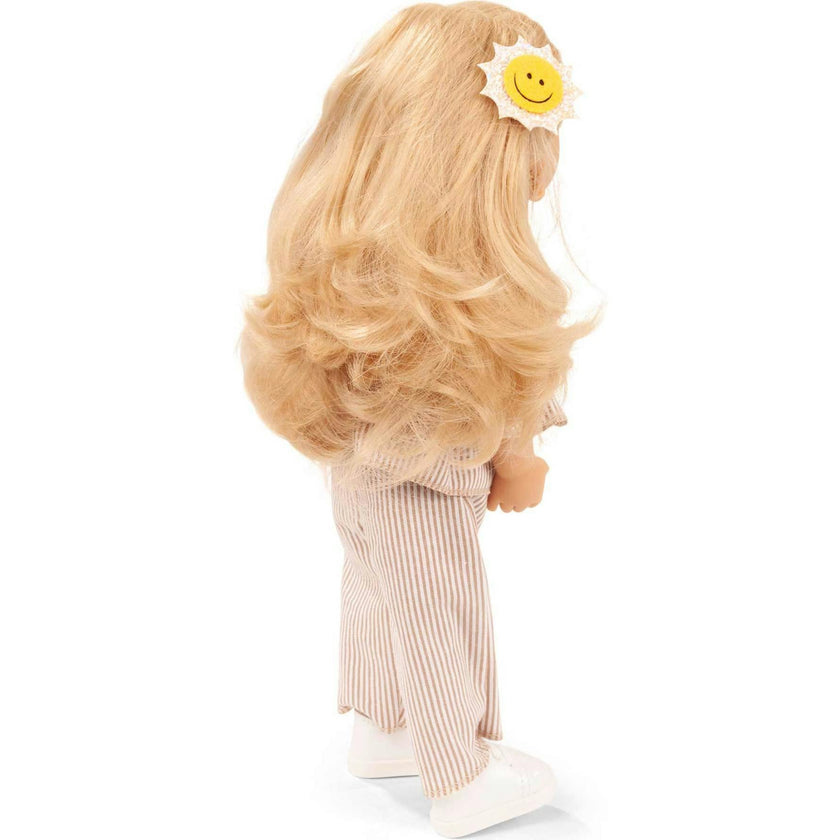 Little Kidz Lotta Doll 14" Multi-Jointed Standing Doll with Long Blonde Hair to Wash and Style