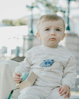 Soft Jersey Sweater And Pants Set