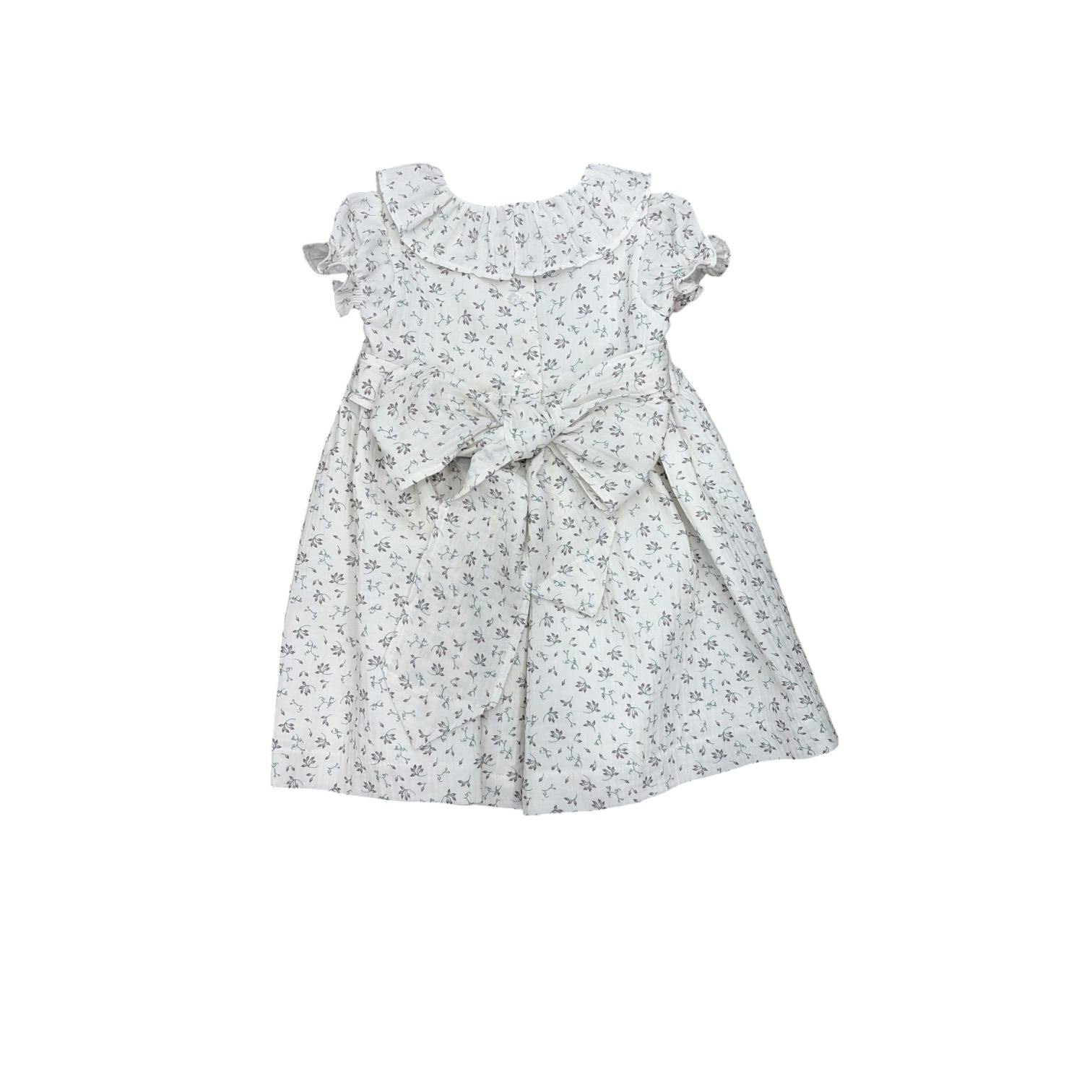 Cecily Floral Dress with ruffle collar