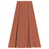 Cotton A-Line Skirt