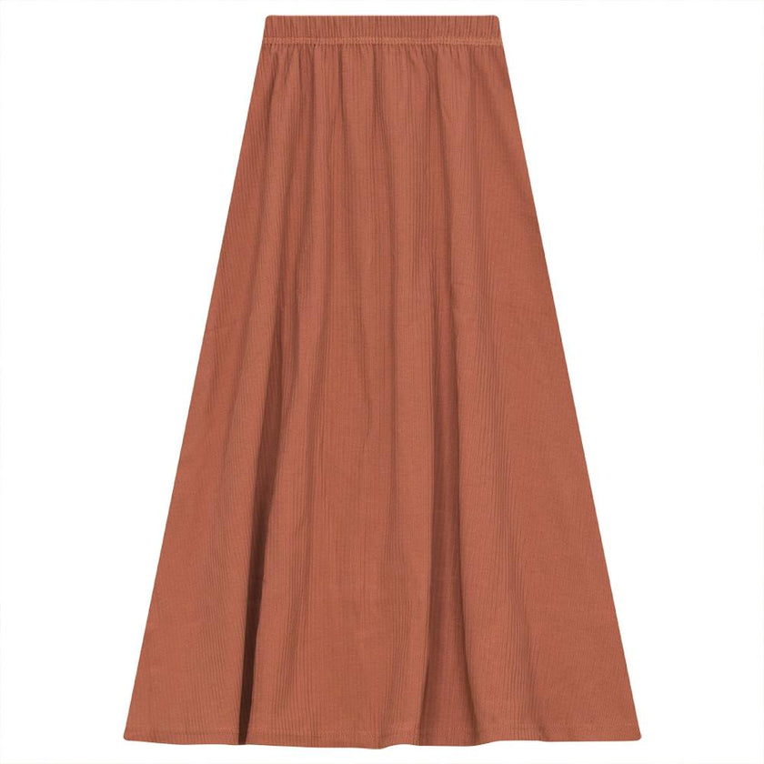 Cotton A-Line Skirt