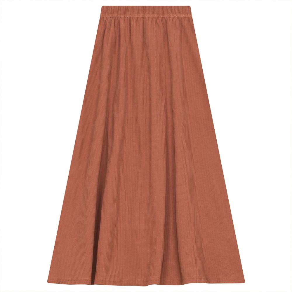 Cotton A-Line Skirt